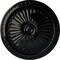Ekena Millwork Alexa Ceiling Medallion (Fits Canopies up to 3"), Hand-Painted Black Pearl, 15"OD x 1 3/4"P CM14AXBPS - alternate 1